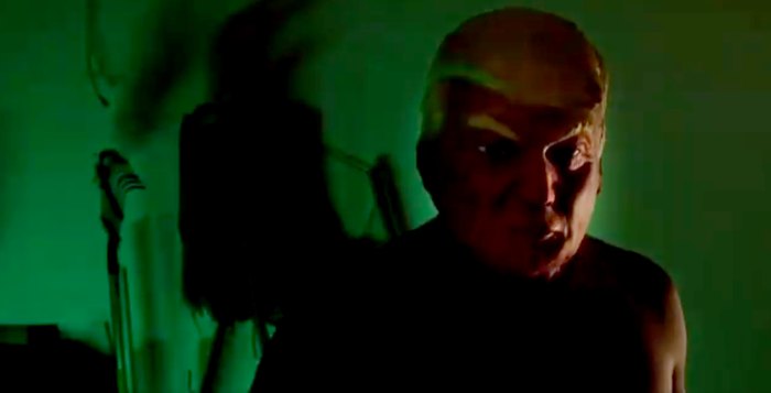 A Donald Trump mask appears in the American Horror Story: Cult's credits.