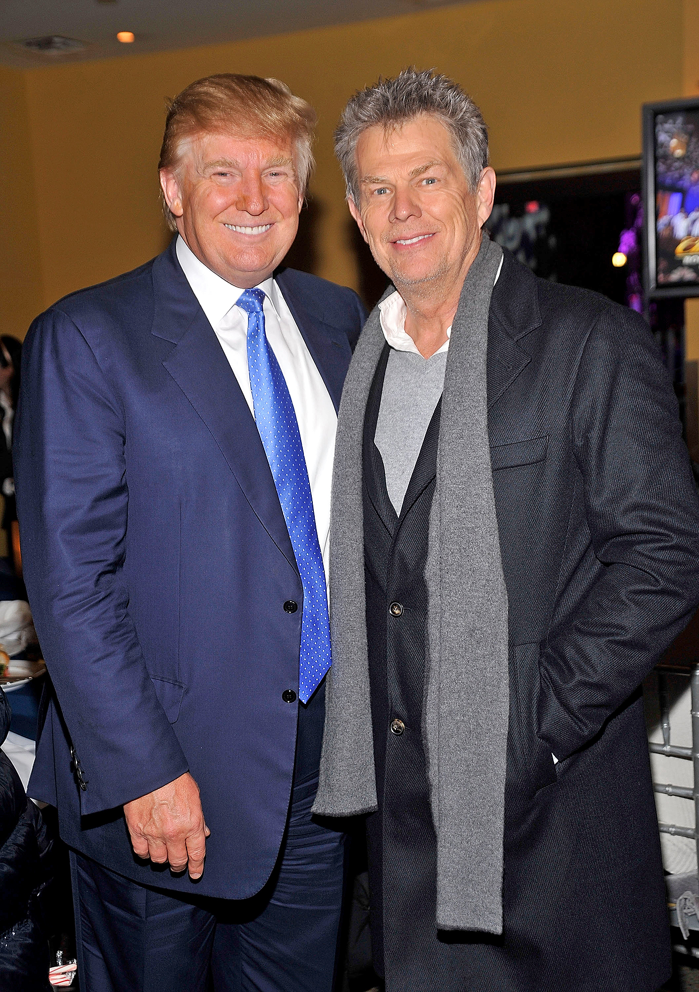 Donald Trump and David Foster