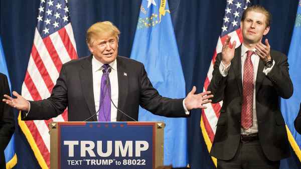 Donald Trump and son Eric