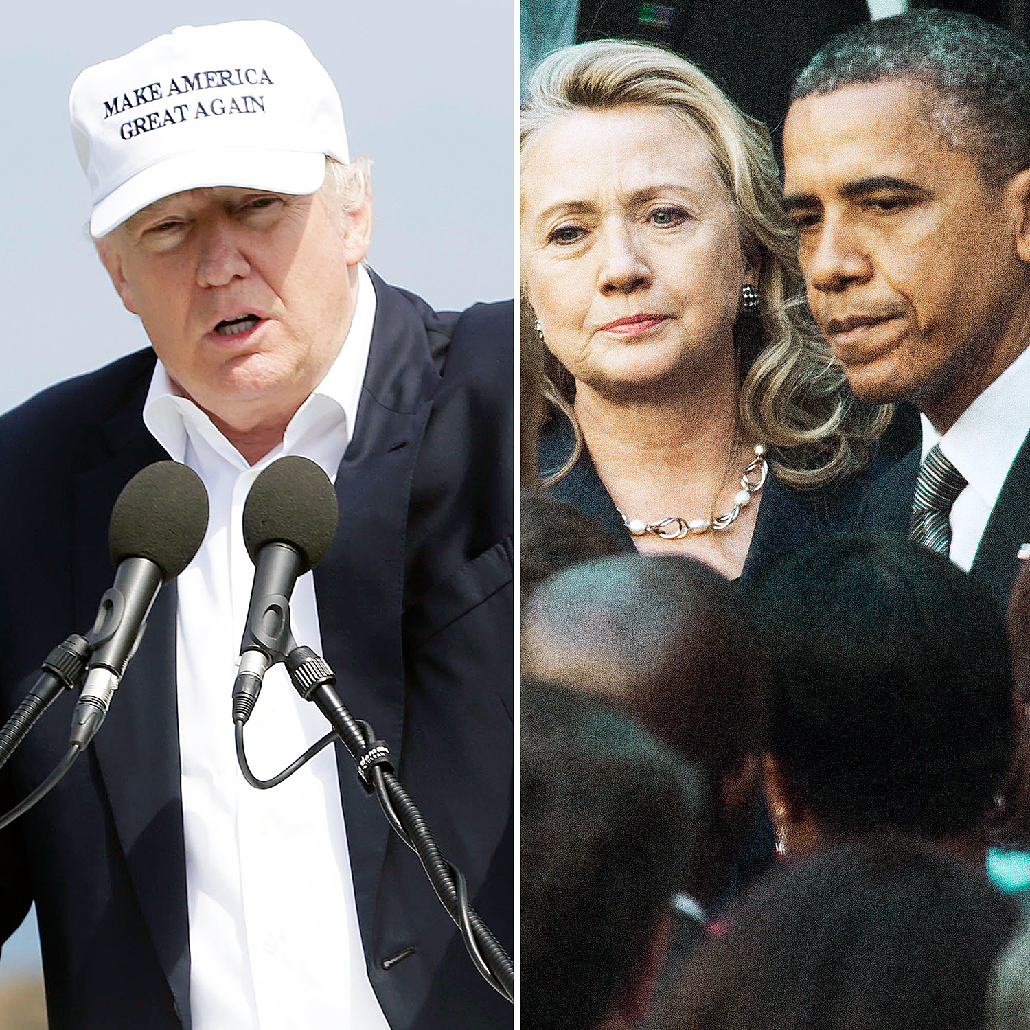 Donald Trump Barack Obama Hillary Clinton