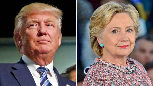 Donald Trump and Hillary Clinton