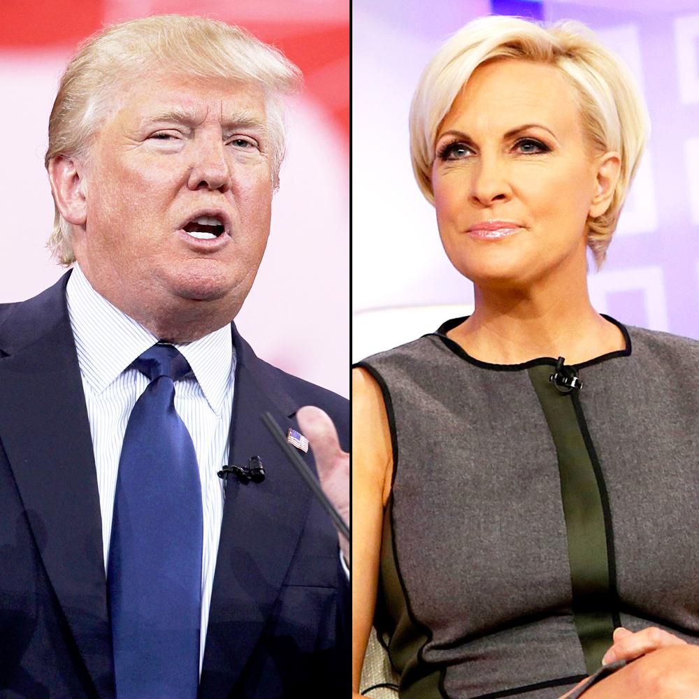 Donald Trump and Mika Brzezinski