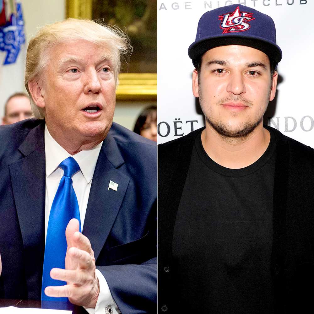 Donald Trump and Rob Kardashian