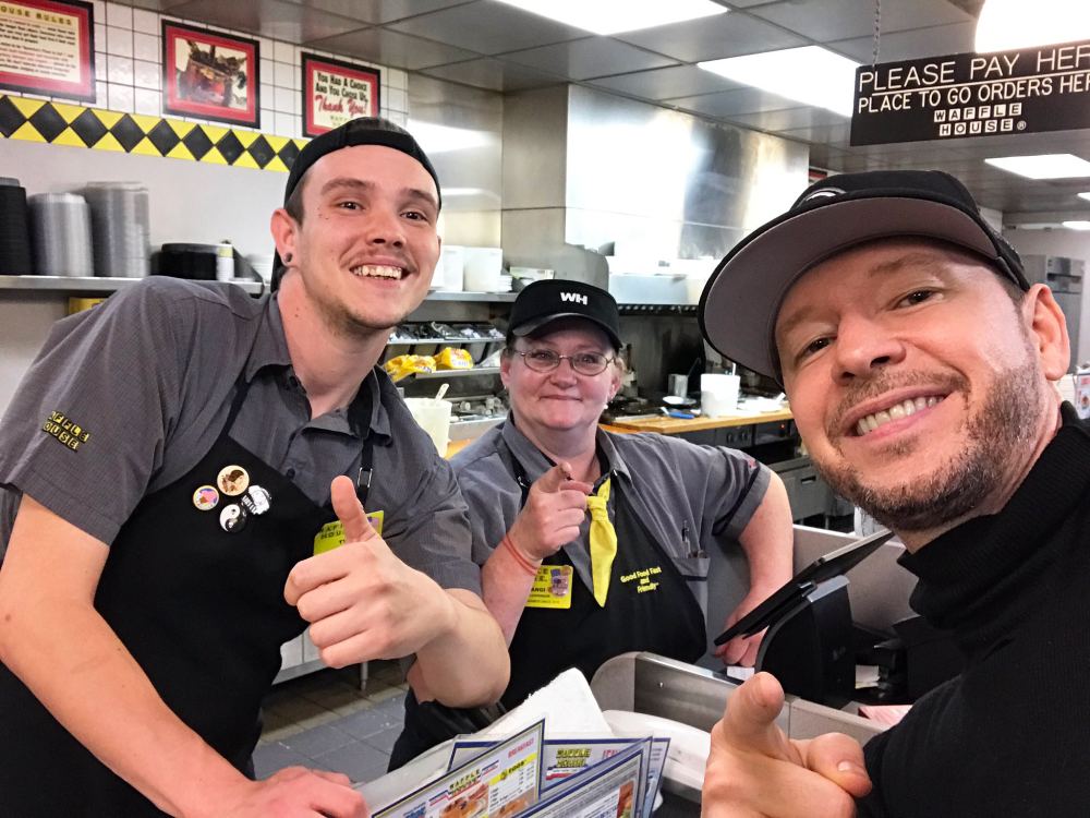 Donnie Wahlberg Waffle House