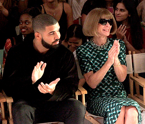Drake and Anna Wintour - NYFW (clapping)