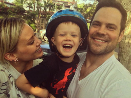 Hilary Duff and Mike Comrie united to celebrate Luca's birthday