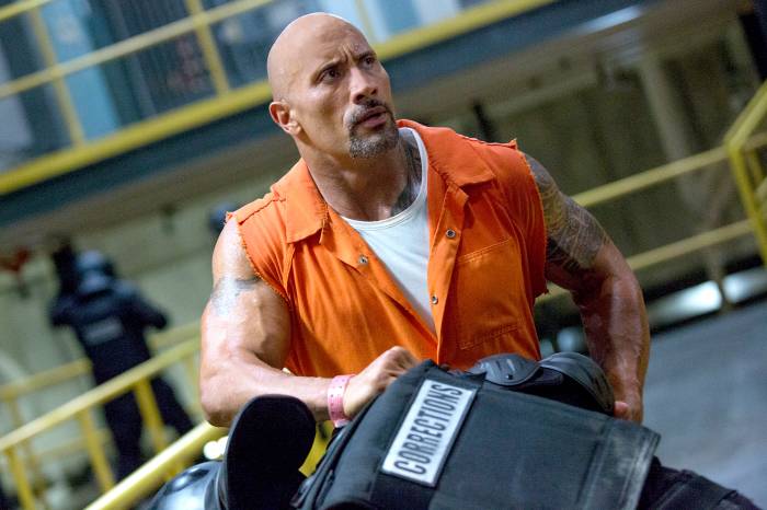 Dwayne Johnson in Fate of the Furious