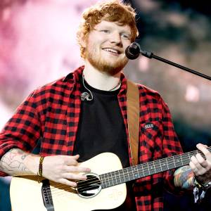 Ed Sheeran headlines on the Pyramid Stage during day 4 of the Glastonbury Festival 2017 at Worthy Farm, Pilton on June 25, 2017 in Glastonbury, England.