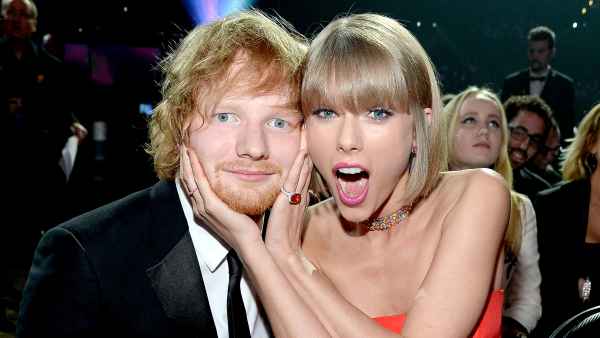 Ed Sheeran and Taylor Swift attend The 58th GRAMMY Awards at Staples Center on February 15, 2016 in Los Angeles, California.