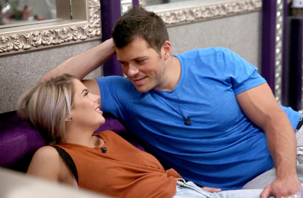Elena Davis and Mark Jansen in the Big Brother House.