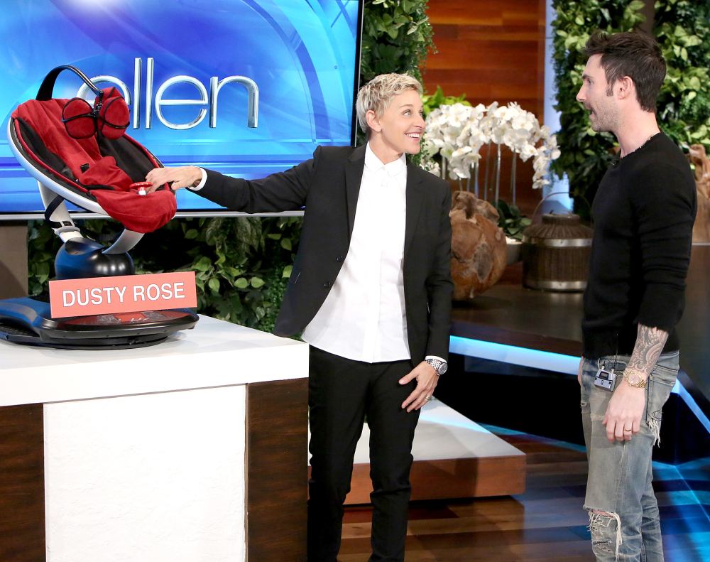 Adam Levine on 'The Ellen DeGeneres Show.'