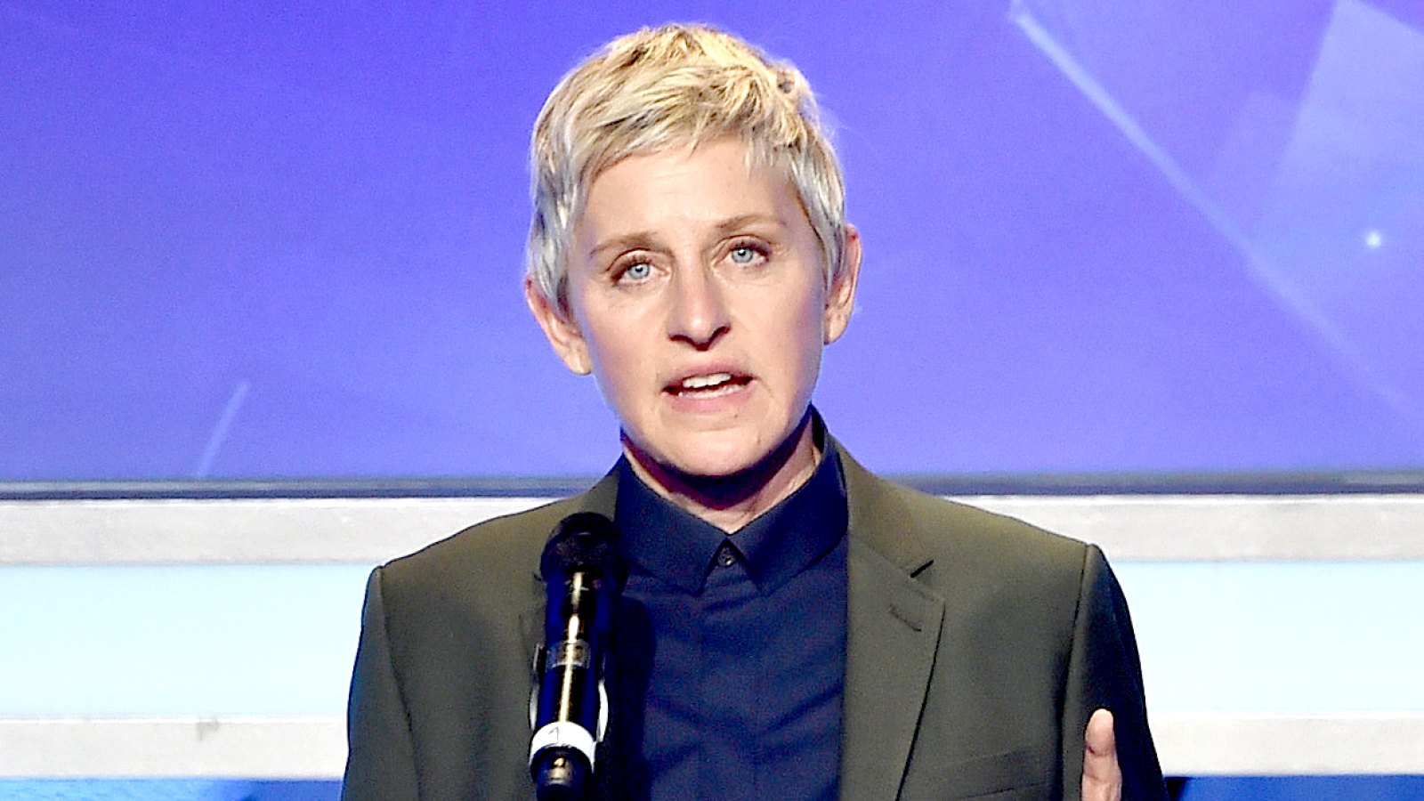 Ellen DeGeneres speaks onstage during the 26th Annual GLAAD Media Awards at The Beverly Hilton Hotel on March 21, 2015 in Beverly Hills, California.