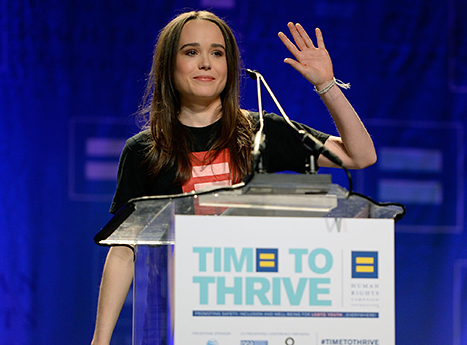 Ellen Page Announces She's Gay