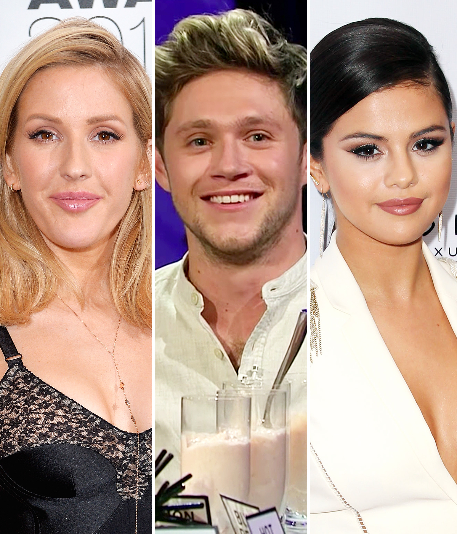Niall Horan James Corden Ellie Goulding Selena Gomez