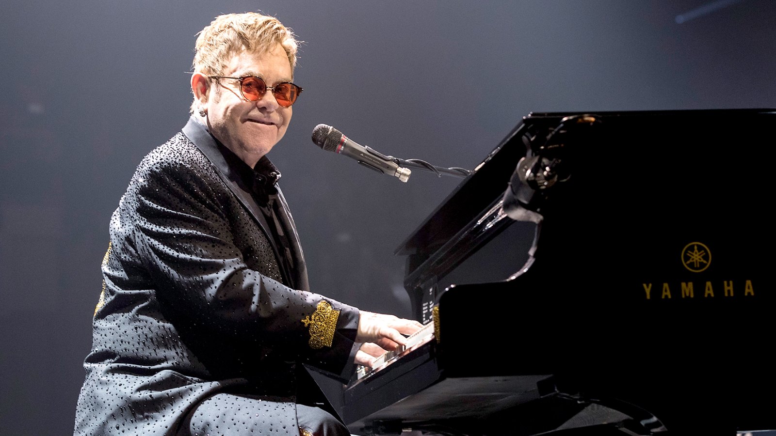 Elton John performs on stage at Save On Foods Memorial Centre on March 11, 2017 in Victoria, Canada.