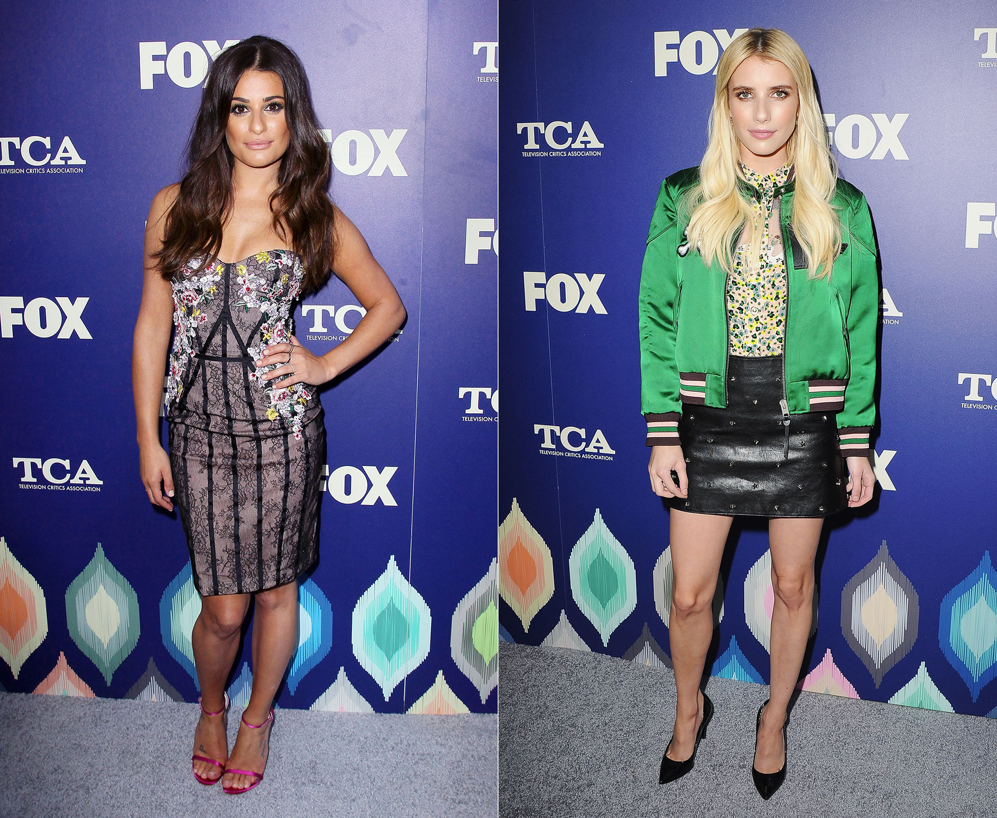 Lea Michele Emma Roberts