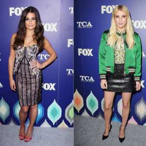 Lea Michele Emma Roberts