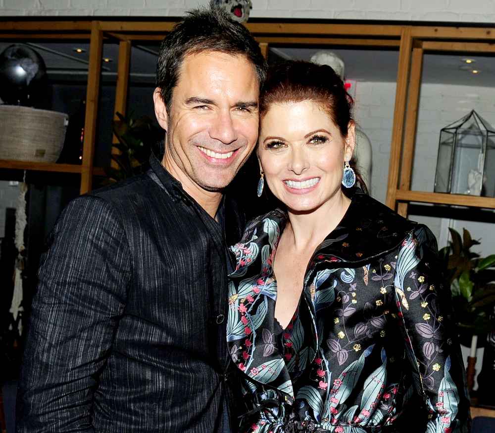 Eric McCormack and Debra Messing attend NBC & Vanity Fair's party for "Will & Grace" on September 23, 2017.