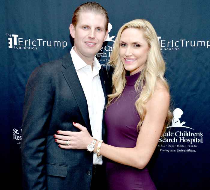 Eric Trump and Lara Trump attend the 9th Annual Eric Trump Foundation Golf Invitational Auction & Dinner at Trump National Golf Club Westchester on September 21, 2015 in Briarcliff Manor, New York.