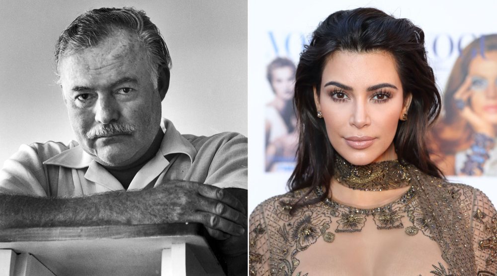 Ernest Hemmingway Kim Kardashian