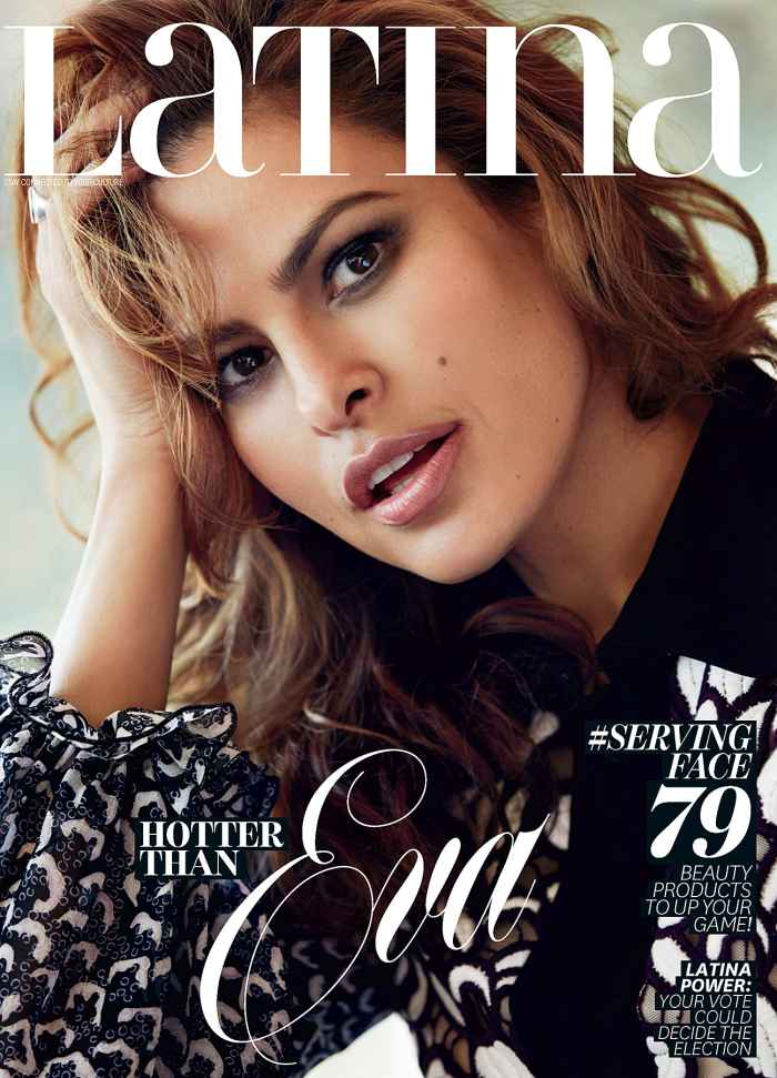 Eva Mendes ‘Latina’ magazine cover