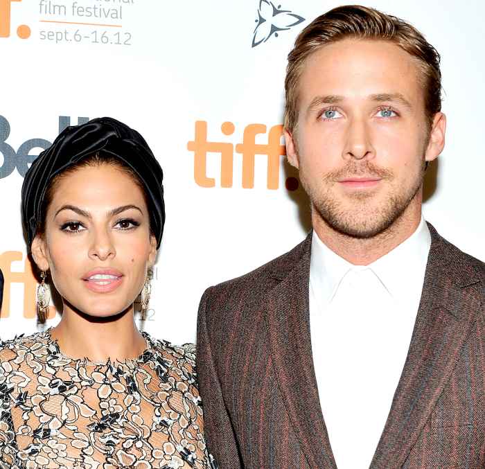 Eva Mendes and Ryan Gosling attend