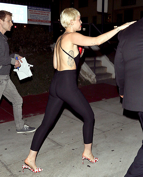 Miley Cyrus Wears Jumpsuit After Patrick Schwarzenegger Scandal
