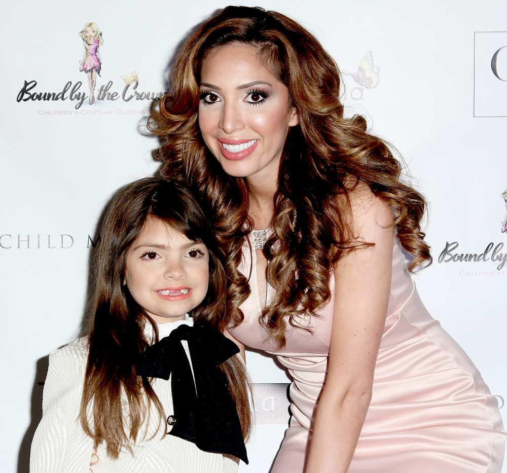 Farrah Abraham and her daughter Sophia Abraham attend Michelle Ann Kids + Bound By the Crown Couture Children's Wear - Fall 2016 New York Fashion Week at Affinia Hotel on February 13, 2016 in New York City.