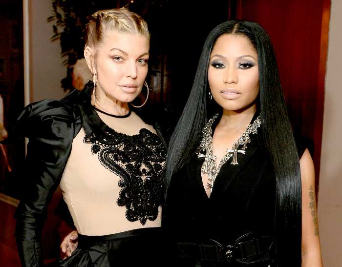 Fergie and Nicki Minaj attend the Daily Front Row's 3rd Annual Fashion Los Angeles Awards at Sunset Tower Hotel in West Hollywood on April 2, 2017.