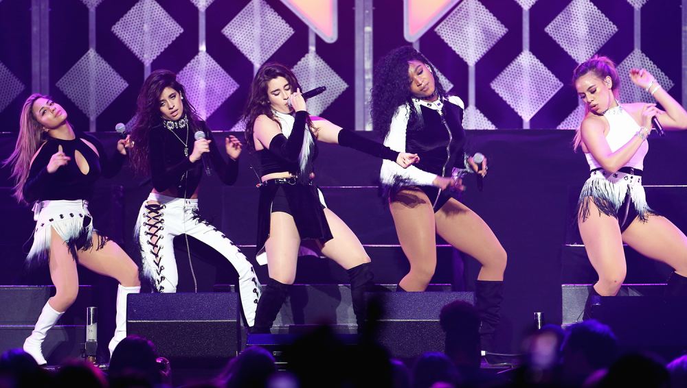 Ally Brooke, Camila Cabello, Lauren Jauregui, Normani Kordei and Dinah Jane Hansen of Fifth Harmony perform onstage at Hot 99.5's Jingle Ball 2016 at Verizon Center on December 12, 2016 in Washington, DC.