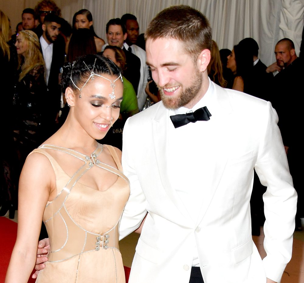 FKA Twigs and Robert Pattinson attend the 'Manus x Machina: Fashion in an Age of Technology' Costume Institute Gala at the Metropolitan Museum of Art on May 2, 2016 in New York City.