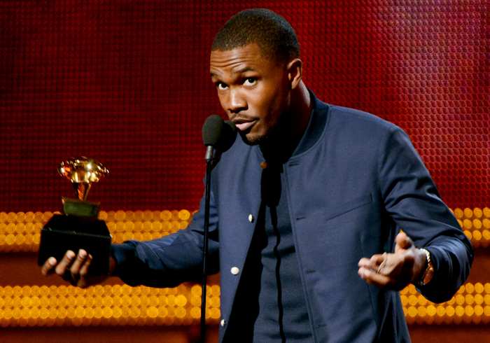 Frank Ocean accepts an award onstage at the 55th Annual GRAMMY Awards at Staples Center on February 10, 2013 in Los Angeles, California.