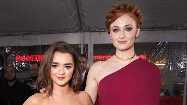 Maisie Williams and Sophie Turner