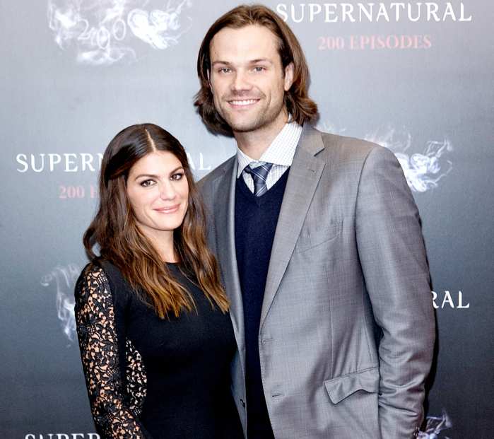 Genevieve Padalecki and Jared Padalecki celebrates the 200th episode of 'Supernatural' at Fairmont Pacific Rim Hotel on October 18, 2014 in Vancouver, Canada.