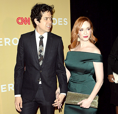 Geoffrey Arend and Christina Hendricks