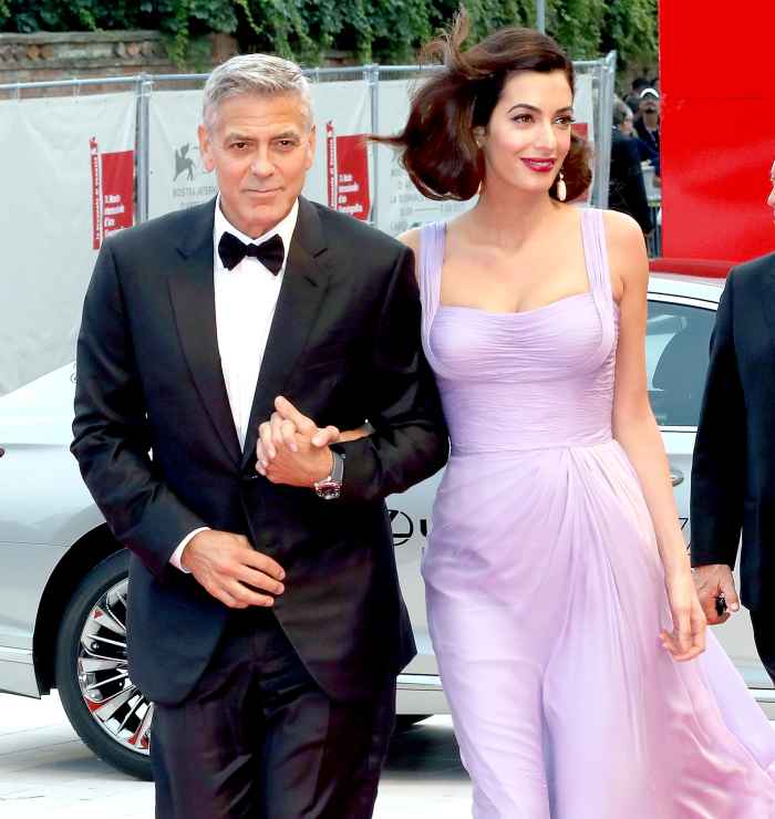 George Clooney and Amal Clooney walk the red carpet ahead of the 'Suburbicon' screening during the 74th Venice Film Festival at Sala Grande on September 2, 2017 in Venice, Italy.