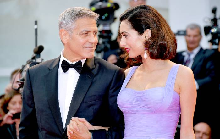 George Clooney and Amal Clooney walk the red carpet ahead of the 'Suburbicon' screening during the 74th Venice Film Festival at Sala Grande on September 2, 2017 in Venice, Italy.