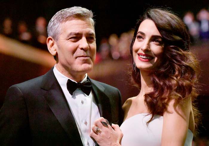 George Clooney and Amal Clooney attend the 42nd Annual Cesar Film Awards Ceremony held at the Salle Pleyel in Paris on February 24, 2017.