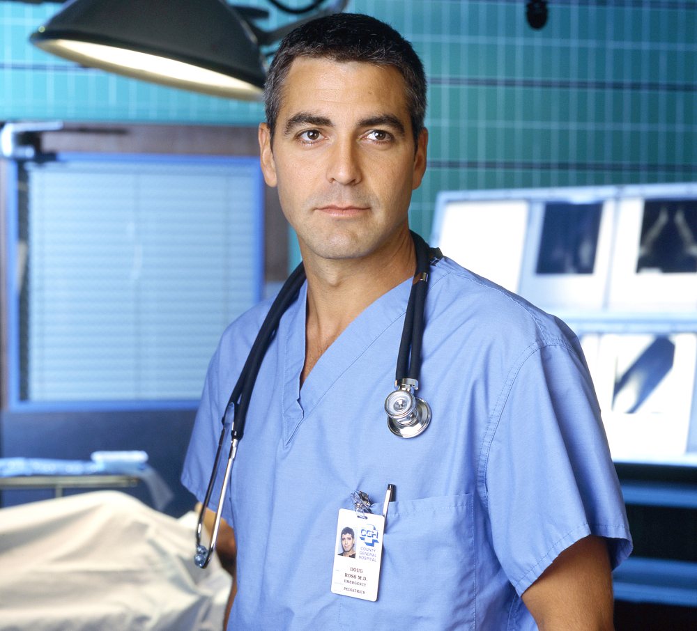 George Clooney as Dr. Doug Ross on ER.