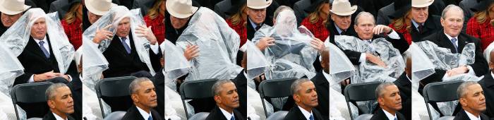 George W. Bush Presidential Inauguration poncho