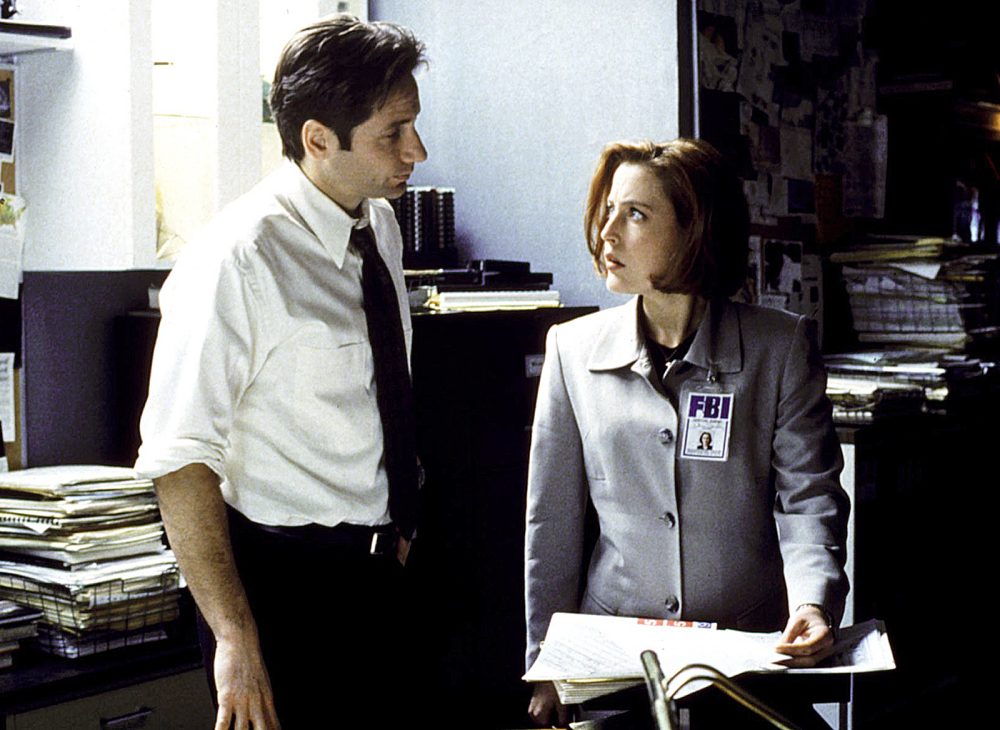 David Duchovny and Gillian Anderson