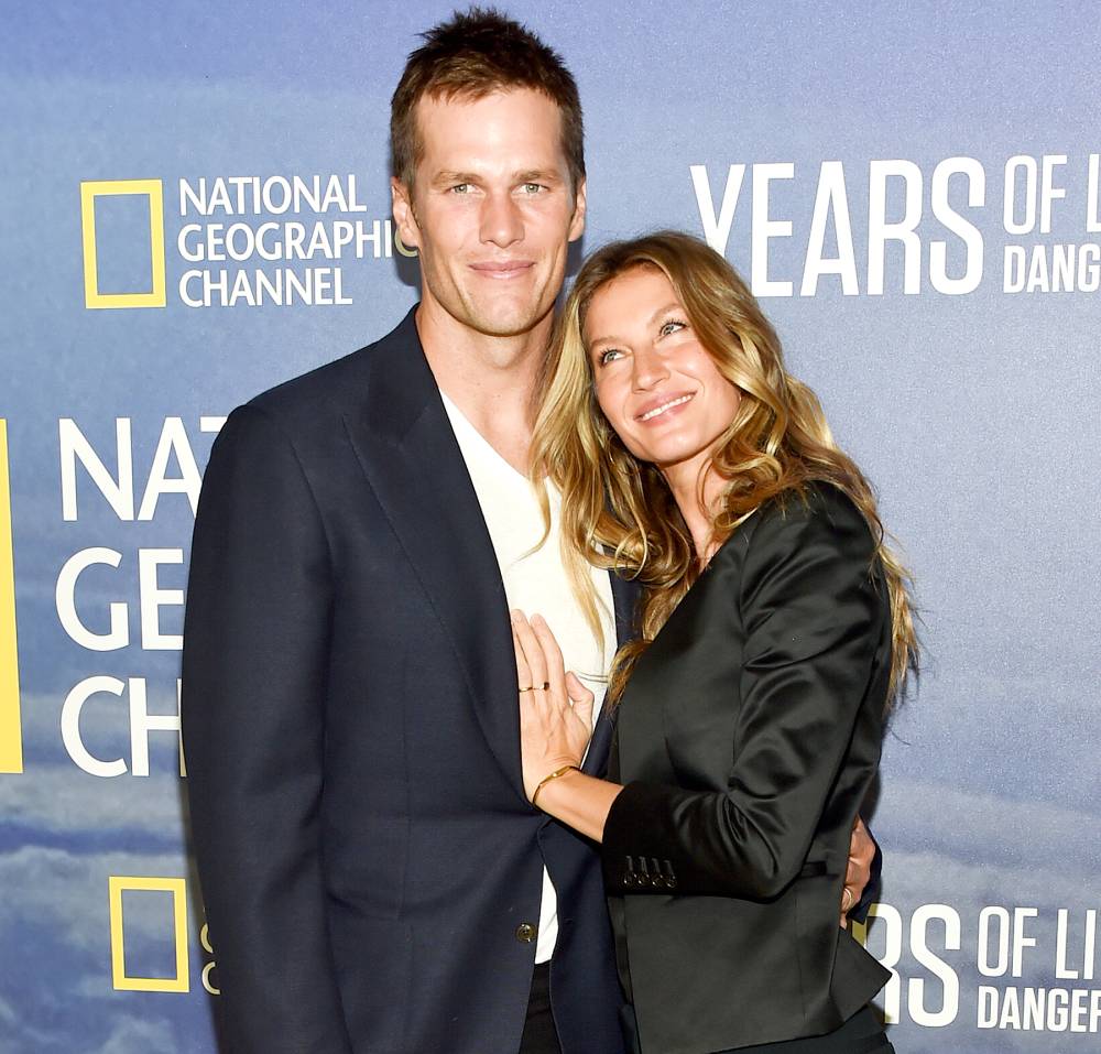 Gisele Bundchen and Tom Brady attend the premiere of National Geographic Channel's,