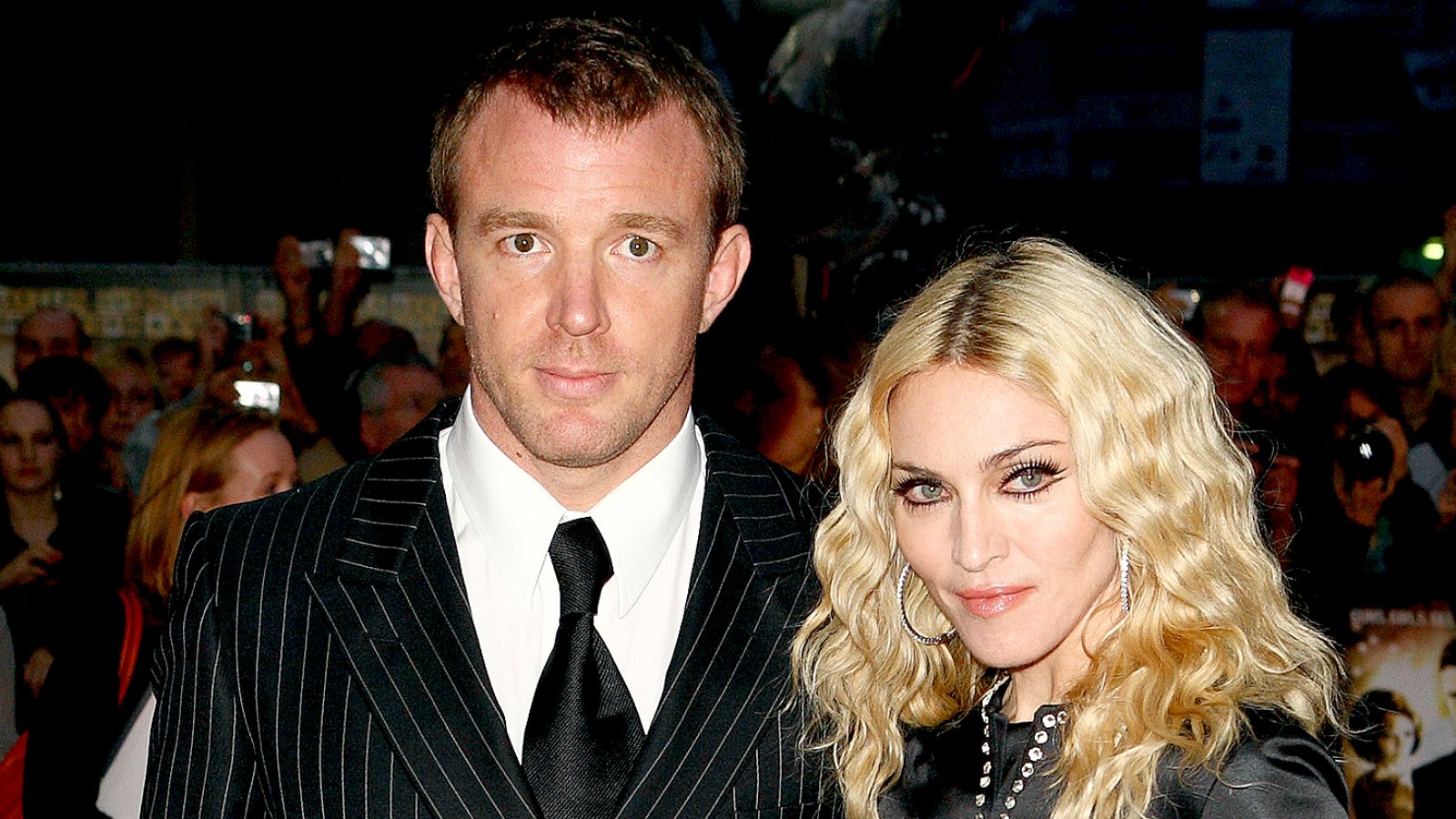 Guy Ritchie and Madonna arrive at the World Premiere of 'RocknRolla' at the Odeon West End on September 1, 2008.