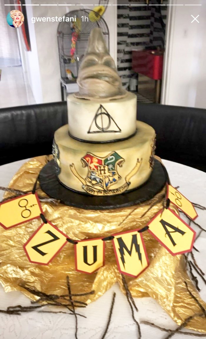 Gwen Stefani Zuma Harry Potter Birthday Party