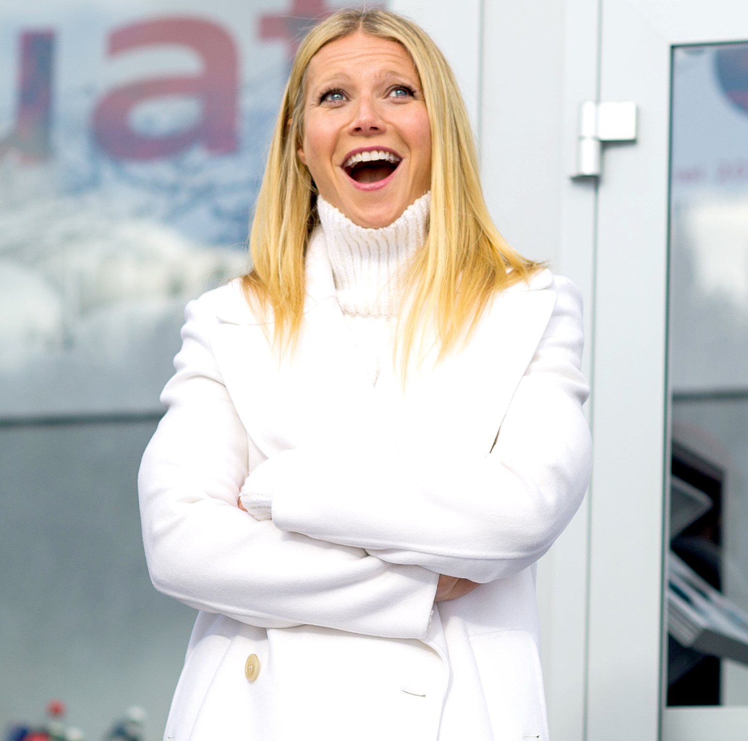 Gwyneth Paltrow enjoys the Audi Driving Experience on January 23, 2016 in Kitzbuehel, Austria.
