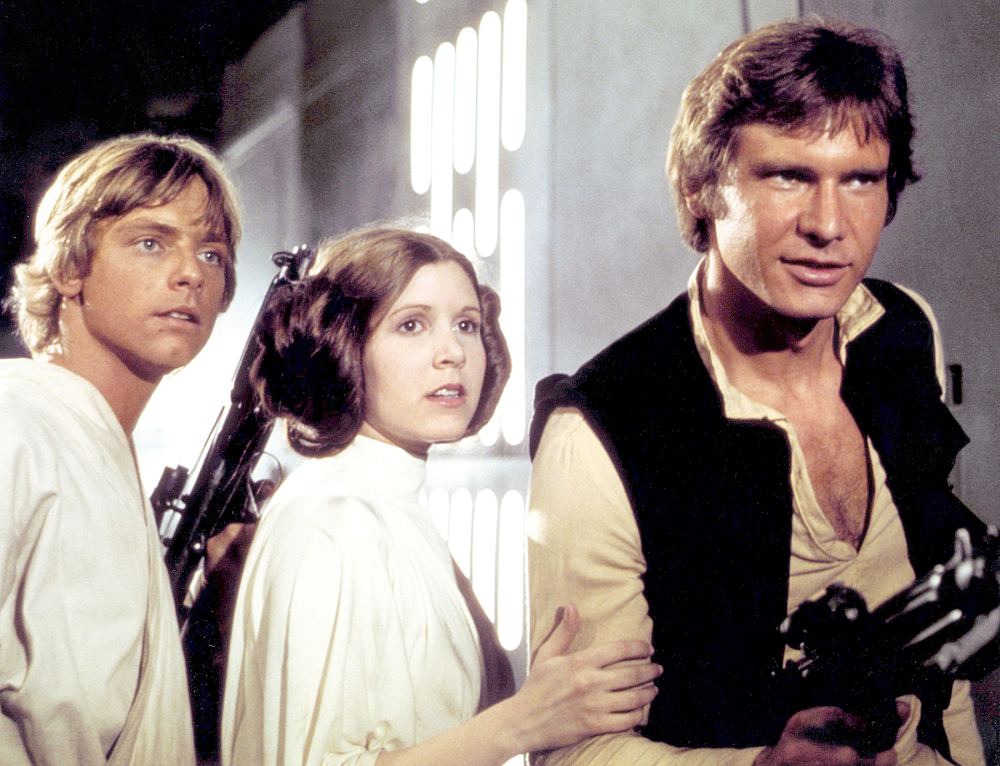 Mark Hamill Carrie Fisher Harrison Ford Star Wars: Episode IV - A New Hope