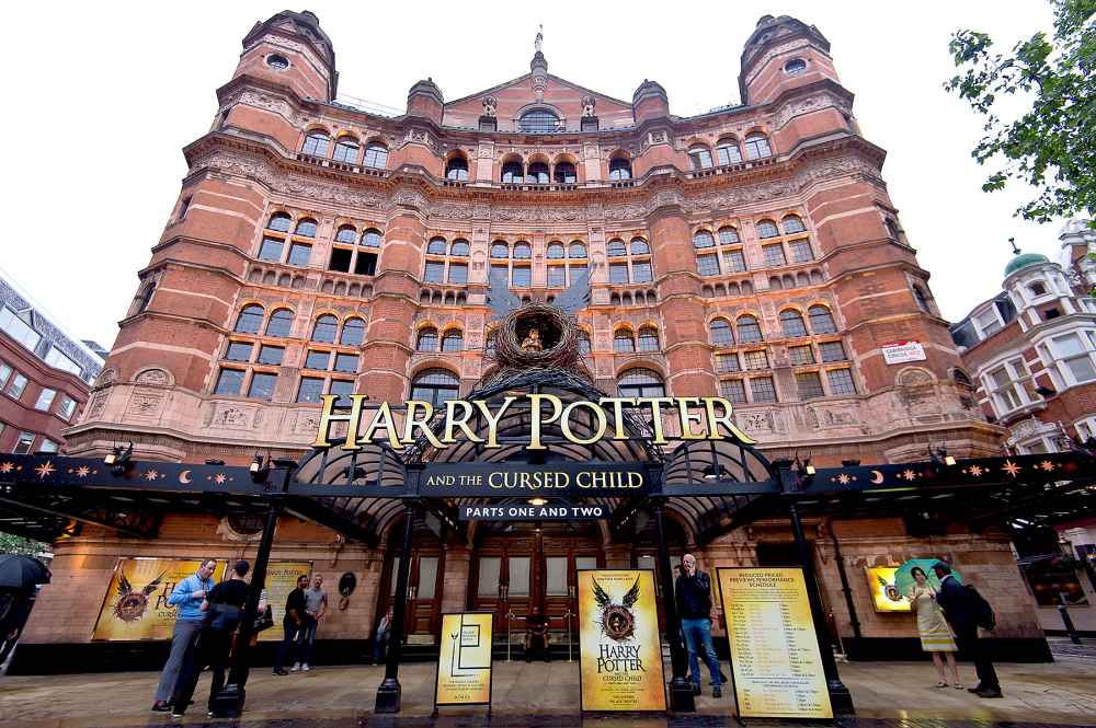 Palace Theatre, where previews start today for 'Harry Potter and the Cursed Child' on June 7, 2016, in London.