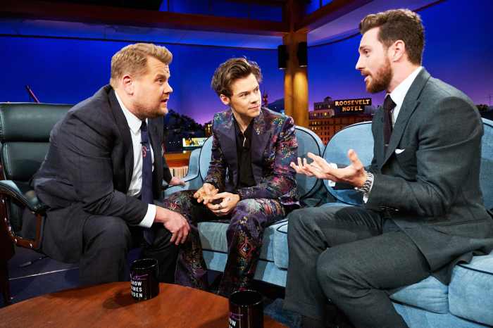 Harry Styles Aaron Taylor Johnson The Late Late Show With James Corden