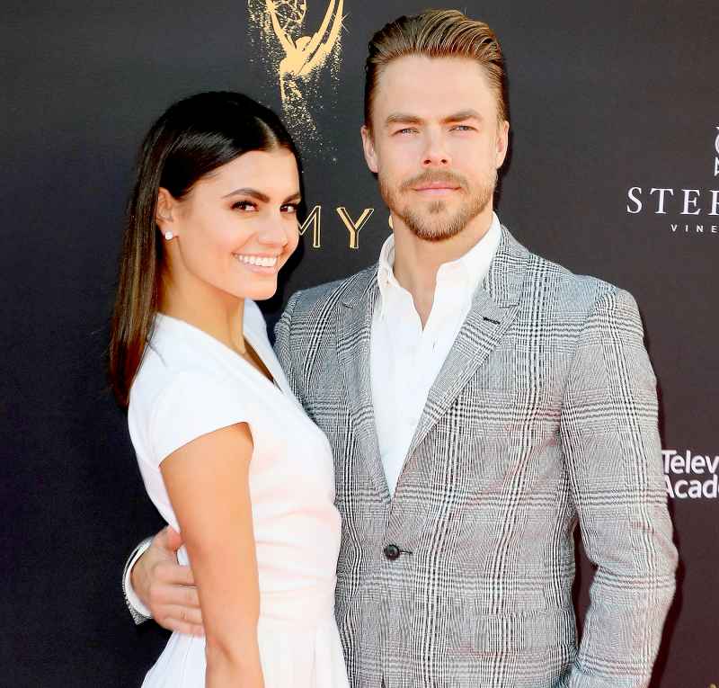 Hayley Erbert and Derek Hough attend the Television Academy's Choreography Peer Group Celebration at Saban Media Center on August 27, 2017 in North Hollywood, California.