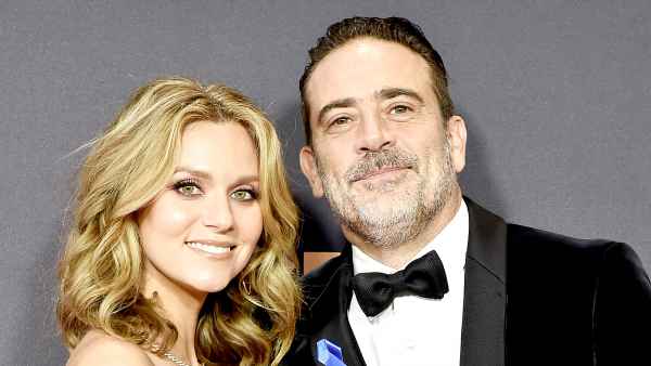 Jeffrey Dean Morgan and Hilarie Burton attend the 69th Annual Primetime Emmy Awards at Microsoft Theater on September 17, 2017 in Los Angeles, California.